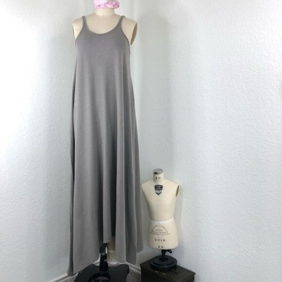 T BY ALEXANDER WANG Asymmetrical Maxi Dress - Picture 2 of 10